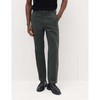 M&S Regular Fit Stretch Chinos Dark Pewter