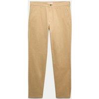 M&S Regular Fit Stretch Chinos Sand