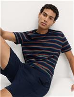 Pure Cotton Rainbow Stripe Pyjama Set