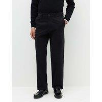 M&S Loose Fit Stretch Chinos Black
