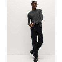 M&S Loose Fit Stretch Chinos Black