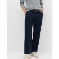M&S Loose Fit Stretch Chinos Navy
