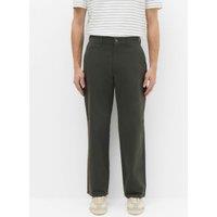 M&S Loose Fit Stretch Chinos Dark Pewter