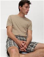 Pure Cotton Neutral Checked Pyjama Set