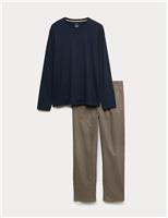 Pure Cotton Houndstooth Pyjama Set