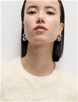 Embellished Floral Crew Neck Knitted Top