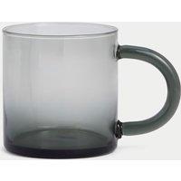 Tube Handle Glass Mug
