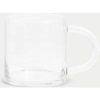 Tube Handle Glass Mug