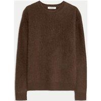 Brushed Wool with Cashmere Crew Neck Jumper