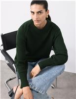 Merino Wool Rich Relaxed Jumper With Cashmere