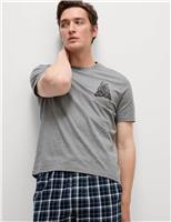 Pure Cotton Bear Graphic Loungewear T-Shirt