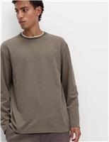 Pure Cotton Textured Loungewear Top