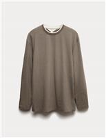 Pure Cotton Textured Loungewear Top
