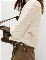 Cable Knit Jumper with Cotton