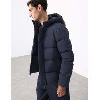 Autograph Feather & Down Puffer Jacket with Stormwear Dark Navy
