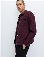 Faux Suede Trucker Jacket