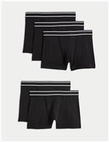 5pk Cotton with Stretch Trunks (5-16 Yrs)