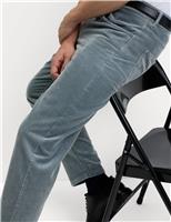 Loose Fit Luxury Corduroy 5 Pocket Trousers