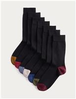 7 Pack Cool & Fresh Cotton Rich Assorted Socks