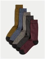 5pk Cool & Fresh Cotton Rich Cushioned Socks