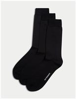 3pk Egyptian Cotton Rich Socks