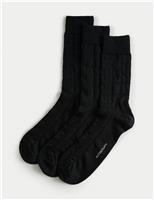3pk Merino Wool Blend Thermal Socks