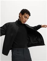 Satin Bomber Jacket