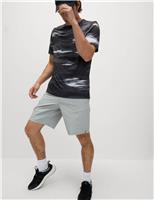 Stretch Nylon Longer Length 9 inch Sport Shorts