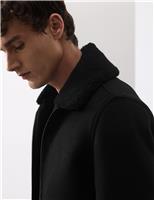 Wool Blend Bomber Jacket