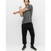Goodmove Performance Jersey Joggers Black