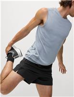 Regular Fit 5 Inch Stretch Sports Shorts