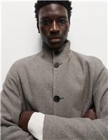 Funnel Neck Overcoat