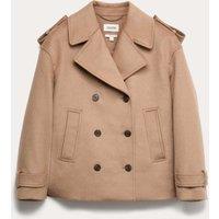 Pure Wool Short Peacoat