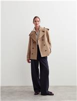 Pure Wool Short Pea Coat