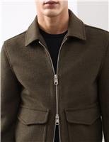 Wool Rich Bomber Jacket