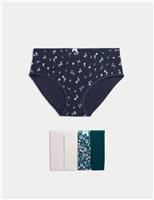 5pk Cotton Lycra Printed High Rise Shorts