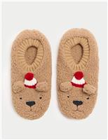 1 Pack Spencer Bear Slipper Socks