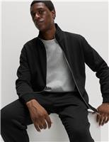 Brushed Cotton Rich Funnel Neck Sweatshirt