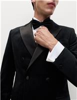 Tailored Fit Velvet Suit Jacket