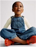 Pure Cotton Denim Dungarees (2-8 Yrs)