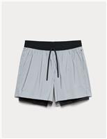 Reflective Two Layer Sport Shorts