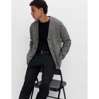 V-Neck Twisted Yarn Cardigan