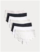 7pk Cotton with Stretch Grey Shorts (5-16 Yrs)