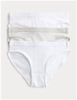 3pk Cotton with Stretch Bikini Knickers (6-16 Yrs)
