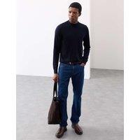 Autograph Pure Extra Fine Merino Wool Performance Jumper Dark Navy