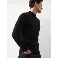 Autograph Pure Extra Fine Merino Wool Performance Jumper Black