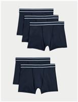 5pk Cotton with Stretch Trunks (5-16 Yrs)
