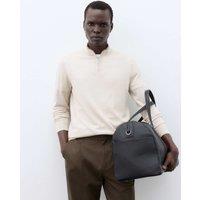 Autograph Pure Extra Fine Merino Wool Half Zip Jumper Stone