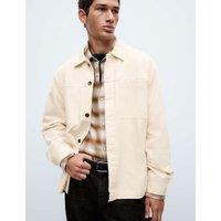 M&S Denim Overshirt Ecru Mix