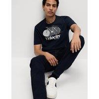 Pure Cotton Bike Print T-shirt